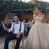 На свадьбе пара шокировала гостей танцем с фокусами (видео)
