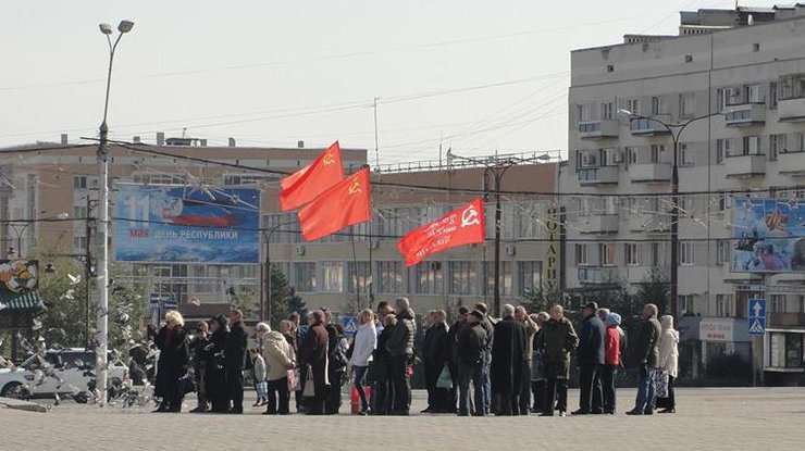 Митинг в Донецке. Фото: facebook.com/oleksiy.matsuka