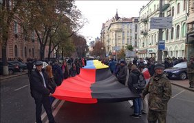 "Марш Героев" в центре Киева. Фото Twitter