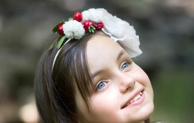 10-летняя украинка стала мини мисс мира. Фото из архива Юлии Мишко