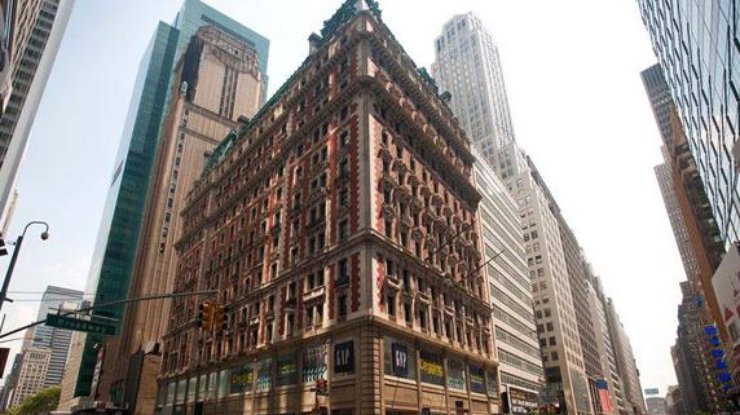 Отель Knickerbocker на Таймс-Сквер. Фото Knickerbocker