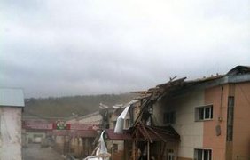 В Сахалине бушует шторм. Фото @Lamaca