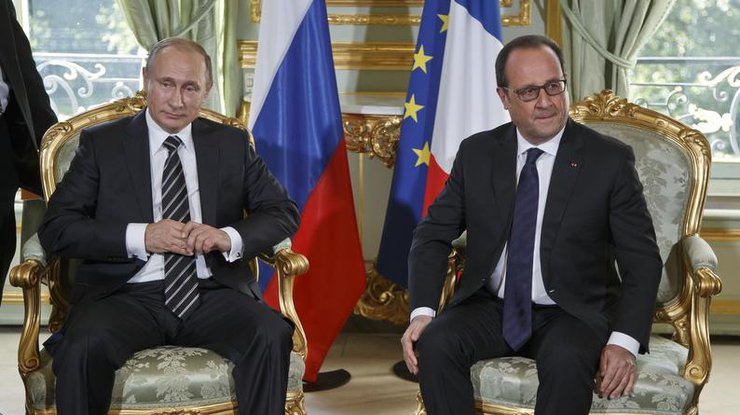 Олланд обсуждал с Путиным Сирию