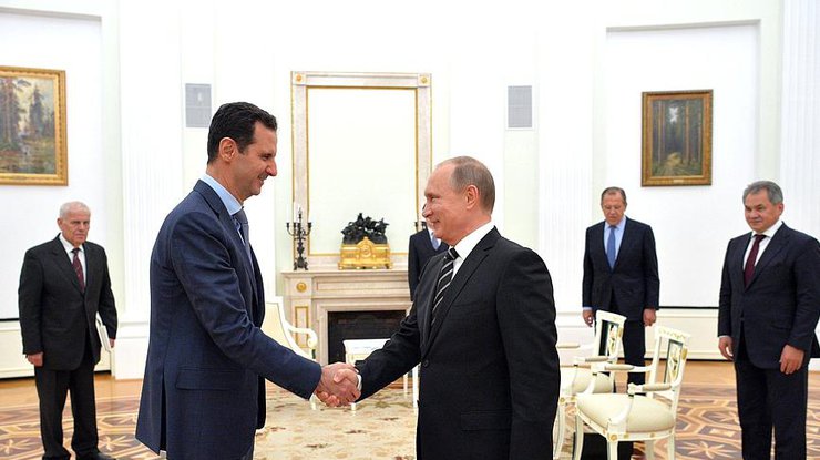 Асад вел переговоры с Путиным. Фото: kremlin.ru