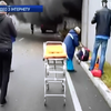 В аеропорту "Бориспіль" Mercedes протаранив два легковики