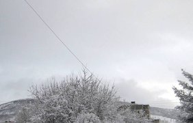 Омск в России завалило снегом