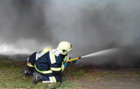 В Борисполе "Мерседес" устроил кровавую аварию с пожаром (фото, видео)