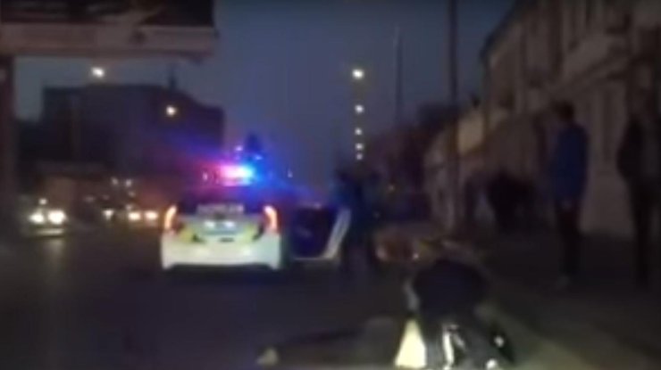 В Одессе произошла авария с участием полицейских