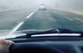 Украину и Россию окутал туман (Instagram)