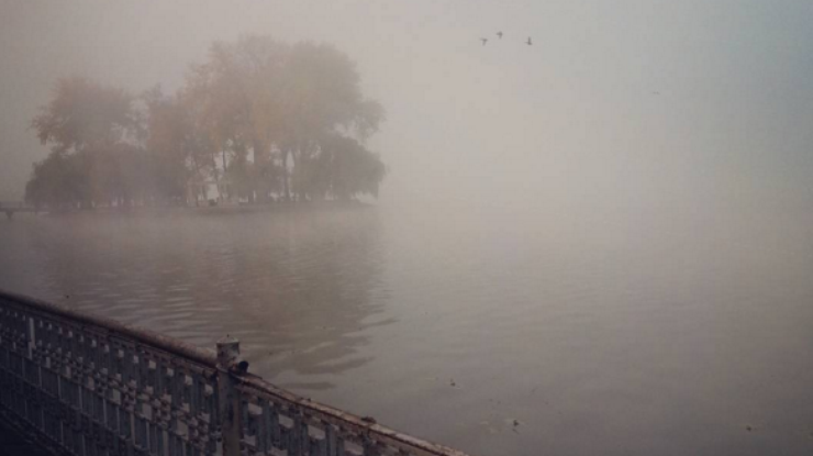 Страны накрыл густой туман (Instagram) 
