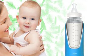 Baby Glgl. Цифровая детская бутылочка отслеживает, сколько смеси в ней осталось, а также подскажет оптимальный угол для кормления малыша. Всего за $120.