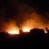 Пожар в Сватово: разлетевшиеся снаряды подожгли город (видео)