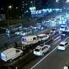 В Киеве шесть машин врезались в скорую
