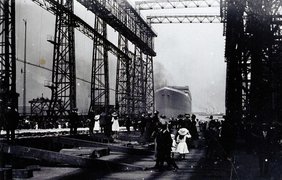 Эти снимки были сделаны 31 мая 1911 года в 12:15 пополудни предпринимателем из Белфаста на судоверфи "Harland and Wolff"