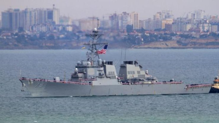 Эсминец США в Одессе