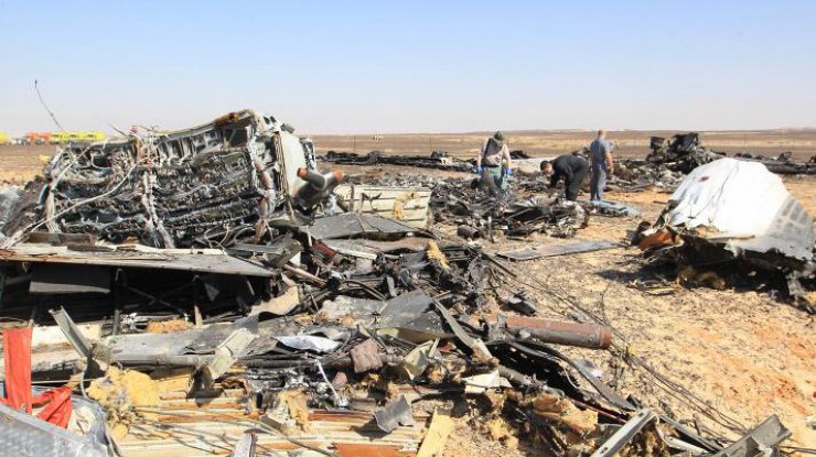 Разбившийся в Египте Airbus развалился еще воздухе 