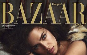 Ирина Шейк снялась для Harper's Bazaar