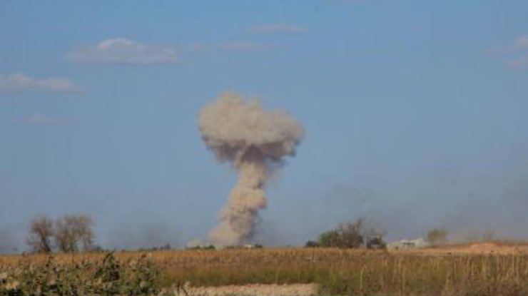 Во время военной операции против боевиков в Сирии, 10 ноября 2015 года