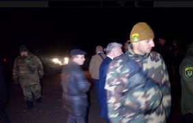 Штурм блокады Крыма на Чаплинке. Фото: twitter.com/Automaidan
