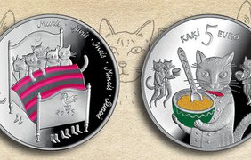 В Латвии выпустят монеты с котами