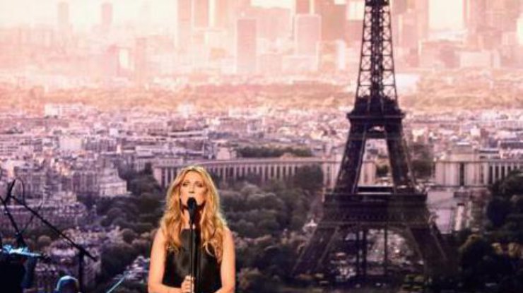 Песня Селин Дион заставила весь зал рыдать о погибших в Париже
