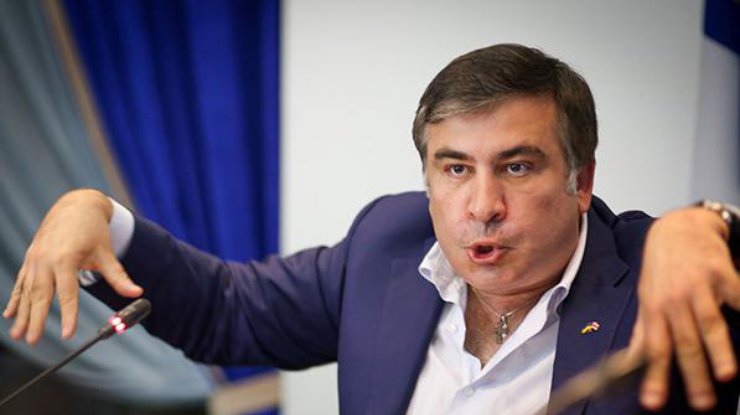 Саакашвили получил удар в плечо. Фото из архива