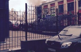 В Киеве загорелся ресторан "Пузата Хата". Фото 112.ua