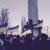 Силовики оцепили памятник жертв Голодомора в Киеве (фото)