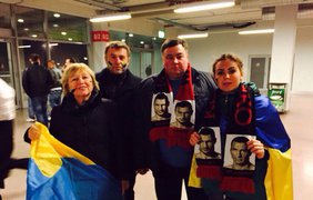 Кличко - Фьюри: болельщики поддерживают Владимира флагами Украины