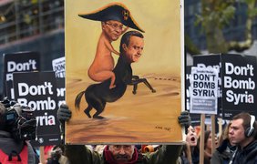 В центре Лондона прошли митинги против участия Великобритании в войне в Сирии