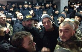 Акция протеста в Кривом Роге. Фото: 1tv.kr.ua