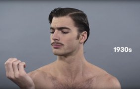 В интернете показали, как менялись стандарты мужской красоты
