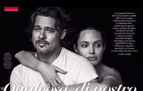 Анджелина Джоли и Бретт Питт в фотосесии для Vanity Fair