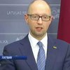 Яценюк в Латвии обговорил безвизовый режим для Украины