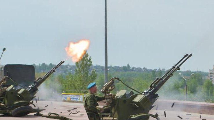 Украинских военных накрыли огнем зенитных орудий