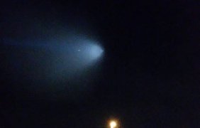 НЛО в небе над Калифорнией. Фото соцсети