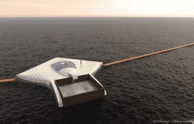 Пылесос для океана. Разработчики этого проекта хотят разместить плавающее заграждение длиной 100 км и захватывать мусор, используя течения.