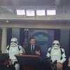 После пресс-конференции в Белом доме показали "Звездные войны"