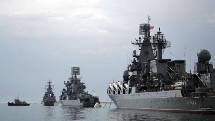 Россия готова ударить флотом. Фото из архива