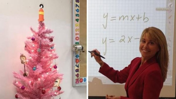 Верующие американцы затравили учительницу за розовую елку