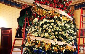 Праздничная елка Барака и Мишель Обамы. Instagram/michelleobama