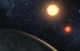 Снимок орбиты планеты Kepler-16b