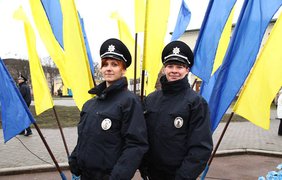 Новая полиция в Хмельницком. Фото Арсен Аваков