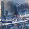 В Харькове сгорела рождественская ярмарка