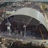Беспилотник показал строительство нового саркофага на Чернобыльской АЭС (видео)