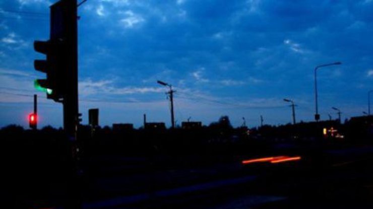 Запад Крыма погрузился в темноту из-за аварий