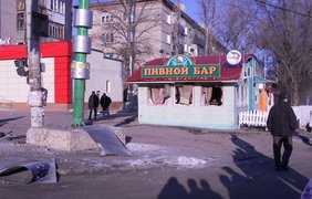 Последствия обстрела Луганска 