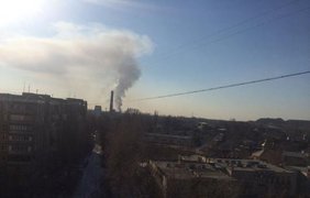 В Донецке горит нефтебаза. Фото @novostidnua 