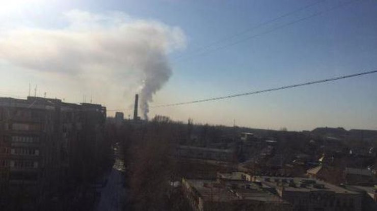 В Донецке загорелась нефтебаза
