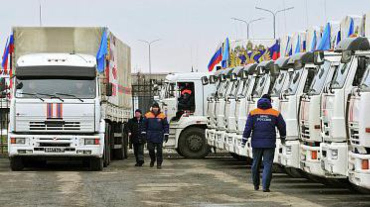 Российский конвой вторгся в Украину